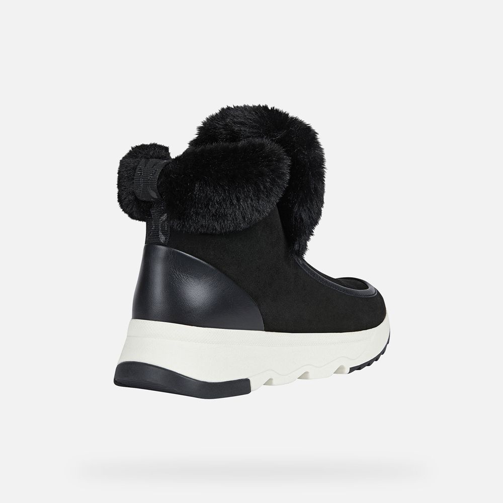 Geox Bayan Ankle Bot Siyah - Falena Abx - IVA-527836